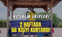 Kocaeli Sahillerinin Kahramanları KOSKEM Ekipleri İki Haftada 66 Vatandaşı Boğulmaktan Kurtardı!