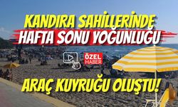 Kandıra Sahillerinde Hafta Sonu Yoğunluğu: Kilometrelerce Araç Kuyruğu Oluştu
