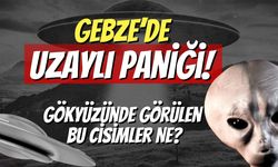 Gebze Beylikbağı'nda Uzaylı Paniği! Gökyüzündeki Gizemli Işıkların Sırrı Çözüldü
