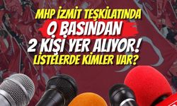 MHP İzmit Teşkilatında O Basından 2 Kişi Yer Alıyor! Listelerde Kimler Var?