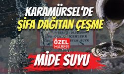 Karamürsel’de Şifa Dağıtan Çeşme; Mide Suyu