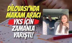 Dilovası'nda Makam Aracı YKS İçin Zamanla Yarıştı!