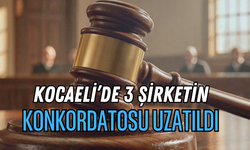 Kocaeli'de 3 Şirketin Konkordatosu Uzatıldı