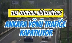 Kocaeli'de TEM Otoyolu Kilitleniyor: Ankara İstikameti Trafiğe Kapatılıyor
