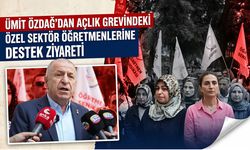 Ümit Özdağ’dan Açlık Grevindeki Özel Sektör Öğretmenlerine Destek Ziyareti