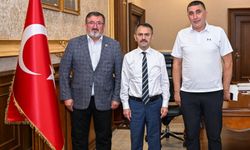 Muhtarlardan Vali Aktaş'a Nezaket Ziyareti