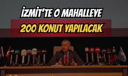 İzmit’te O Mahalleye 200 Konut Yapılacak! Karar Meclisten Geçti
