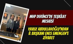 MHP Derince’de Teşkilat Mesaisi: Yavuz Abdullahoğlu’ndan İl Başkanı Enes Emengen’e Ziyaret