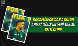 Kocaelispor'dan Ayrılan Ahmet Oğuz'un Yeni Takımı Belli Oldu!