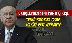 Bahçeli'den Yeni Parti Çıkışı: "Vekil Sayısına Göre Hazine Payı Verilmeli"