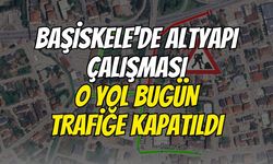 Başiskele'de Altyapı Çalışması: O Yol Bugün Trafiğe Kapatıldı