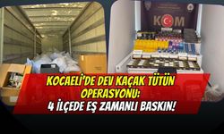 Kocaeli’de Dev Kaçak Tütün Operasyonu: 4 İlçede Eş Zamanlı Baskın!