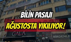 İzmit'te Bilin Pasajı Ağustosta yıkılıyor!