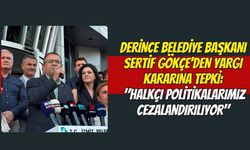 Derince Belediye Başkanı Sertif Gökçe’den Yargı Kararına Tepki: "Halkçı Politikalarımız Cezalandırılıyor"