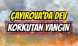 Çayırova Şekerpınar'da korkutan yeşillik alan yangını!
