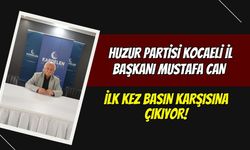 Huzur Partisi Kocaeli İl Başkanı Mustafa Can İlk Kez Basın Karşısına Çıkıyor!