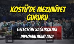 Başiskele KOSTÜ’de mezuniyet gururu: Geleceğin sağlıkçıları diplomalarını aldı