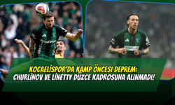 Kocaelispor’da Kamp Öncesi Deprem: Churlinov ve Linetty Düzce Kadrosuna Alınmadı!
