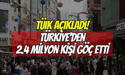 TÜİK Açıkladı: Ne Kadar Kişi Göç Etti?