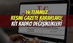 Resmi Gazete'de Bugün: KİT kadro değişiklikleri yayımlandı