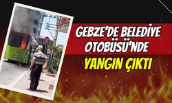 Gebze'de Belediye otobüsü Alevlere Teslim Oldu