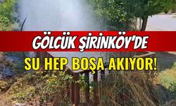 Gölcük Şirinköy'de Su Boşa Akıyor