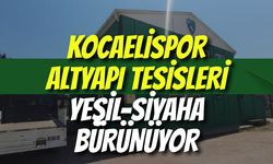 Kocaelispor Altyapı Tesisleri Yeşil-Siyaha Bürünüyor