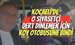Kocaeli’de O Siyasetçi Dert Dinlemek İçin Köy Otobüsüne Bindi