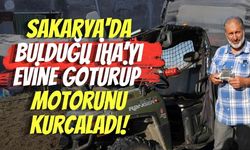 Sakarya'da Bulduğu İHA’yı Evine Götürüp Motorunu Kurcaladı