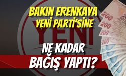 Bakın Erenkaya Yeni Parti'sine Ne Kadar Bağış Yaptı?