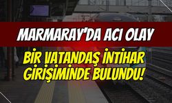 Marmaray'da acı olay: Bir vatandaş intihar girişiminde bulundu!
