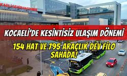 Kocaeli’de Kesintisiz Ulaşım Dönemi: 154 Hat ve 795 Araçlık Dev Filo Sahada!