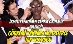 İzmitli Fenomen Zehra Özdemir Evlendi! Görkemli Düğünde Metrelerce Takı Kuyruğu