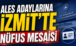 ALES Adaylarına İzmit'te Nüfus Mesaisi