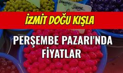 İzmit Doğu Kışla Perşembe Pazarı'nda fiyatlar