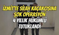 İzmit'te Silah Kaçakçısına Şok Operasyon: 4 Yıllık Hükümlü Tutuklandı