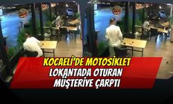 Karamürsel'de Dehşet Anları: Kontrolden Çıkan Motosiklet Lokantaya Daldı!