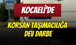 Kocaeli'de korsan taşımacılığa dev darbe: 3 araca 300 bin TL ceza yağdı!