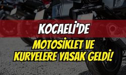 Valilikten son dakika kararı: Motokuryeler, motosikletler ve scooterlar için yasak başladı