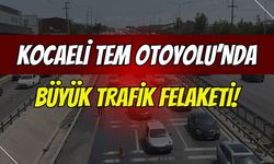 Kocaeli TEM Otoyolu'nda büyük trafik felaketi: Dilovası’nda başlayan kuyruk Kuruçeşme’ye kadar uzandı!