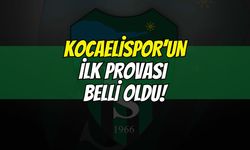 Kocaelispor'un ilk provası belli oldu! Yeni sezon öncesi ilk rakip sürpriz