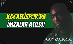 Kocaelispor'dan savunmaya İsviçre çeliği: Tanguy Zoukrou resmen yeşil-siyahlı formayı giydi!