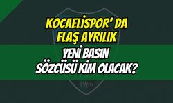 Kocaelispor'un Yeni Basın Sözcüsü Kim Olacak? Kadir Genç Neden İstifa Etti?