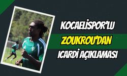 Kocaelispor'lu Zoukrou'dan Icardi açıklaması!