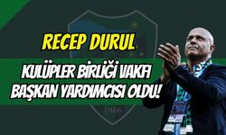 Körfez’e büyük onur: Kocaelispor Başkanı Recep Durul, Kulüpler Birliği Vakfı Başkan Yardımcılığına getirildi!