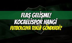 Flaş Gelişme: Kocaelispor Hangi Futbolcuya Teklif Gönderdi?