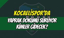 Kocaelispor'da Yaprak Dökümü Sürüyor: Kimler Gidecek?