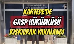 Kartepe’de gasp hükümlüsü kıskıvrak yakalandı