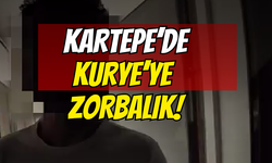 Kartepe'de Kuryeye Zorbalık Anı Kamerada
