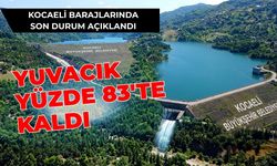 Kocaeli barajlarında son durum açıklandı